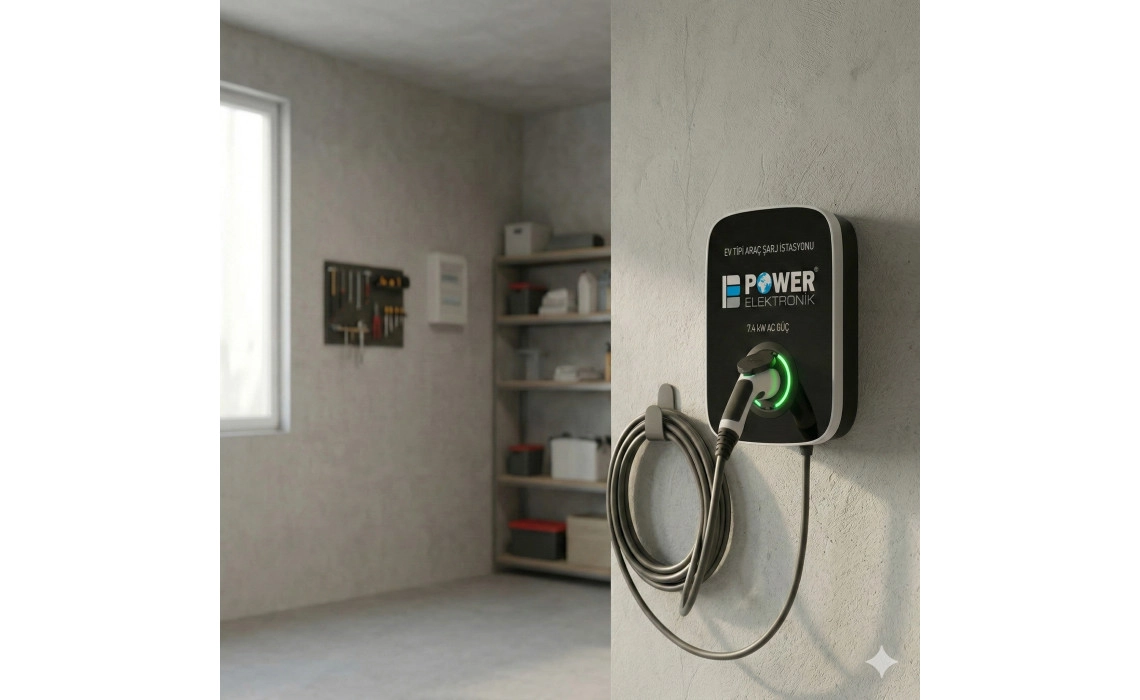 Ev Tipi Araç Şarj İstasyonu Ev Tipi Araç Şarj İstasyonu