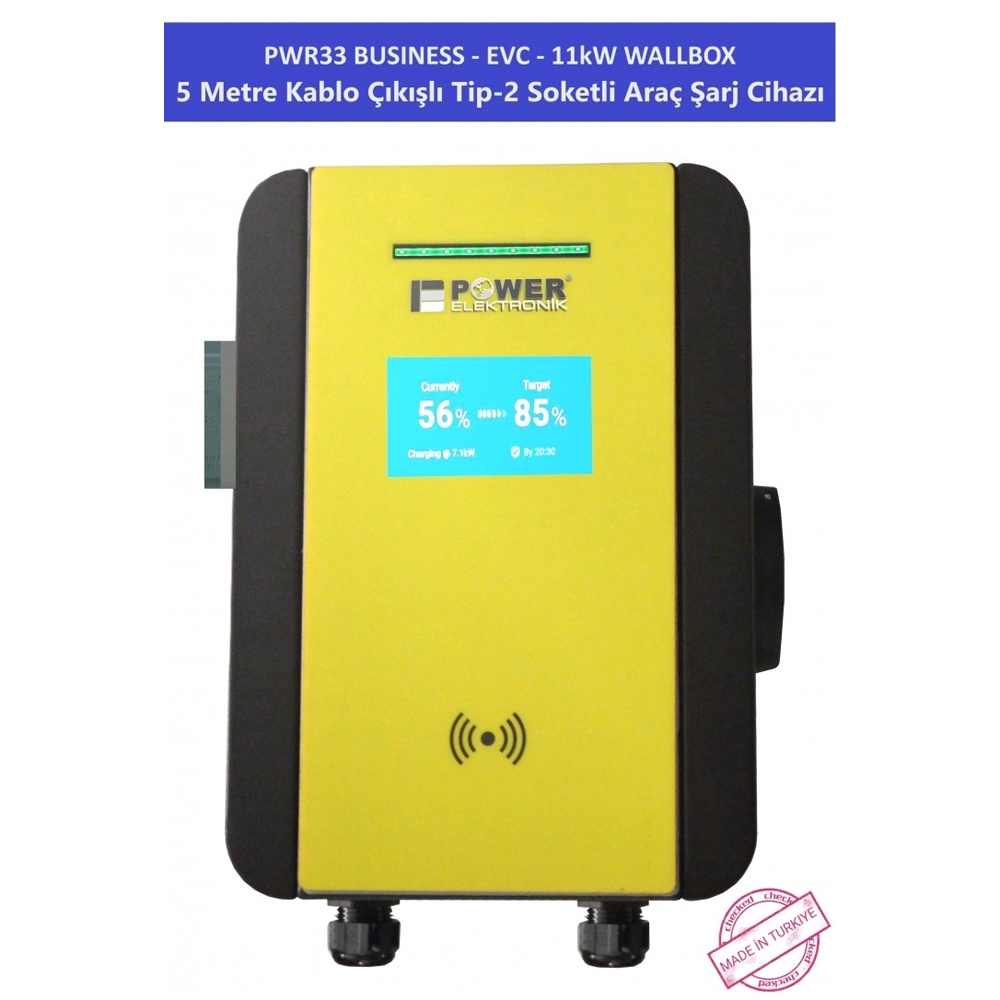 Elektrikli Araç Şarj İstasyonu PWR33 Business EVC 11 kW Wallbox