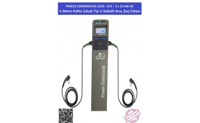 Araç Şarj İstasyonu EVC-2x11 kW PWR33 Commercial Duo